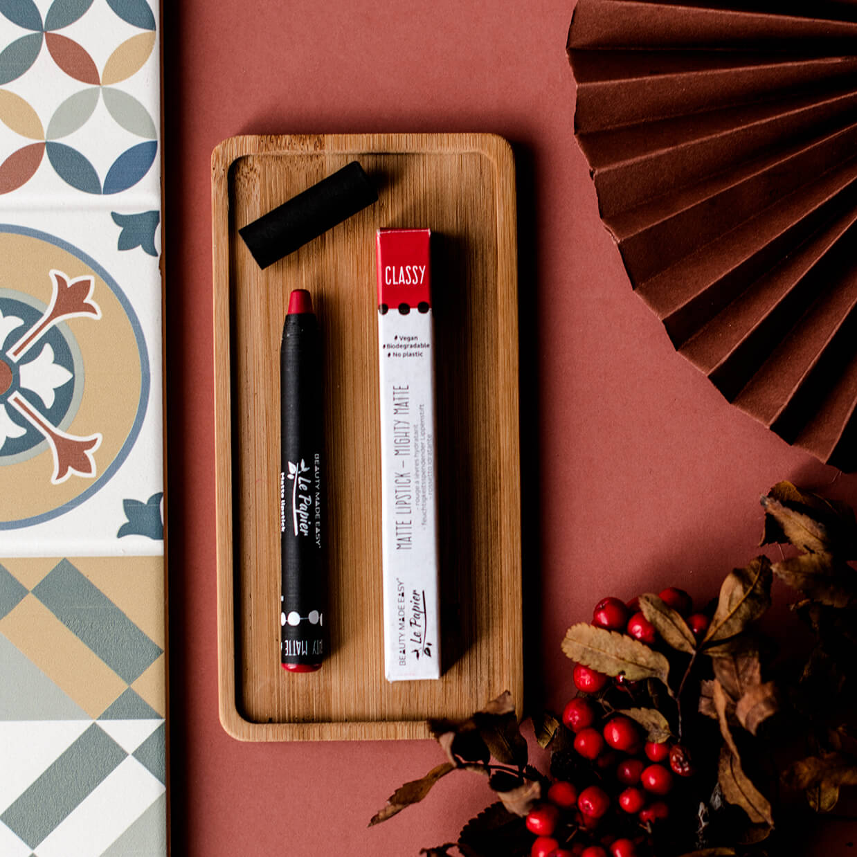 Matte Lipstick - Classy Red - Life Before Plastik